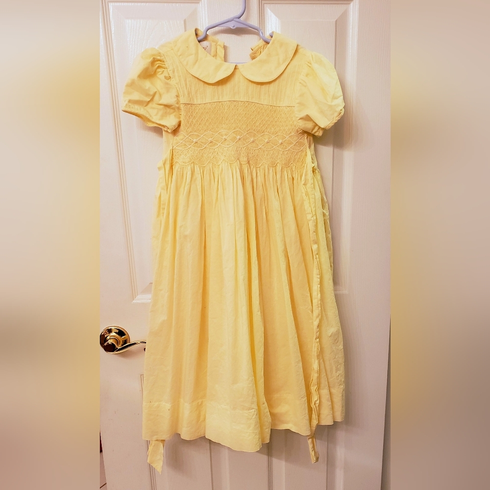 Strasburg Sunny Yellow Formal Kids Dress